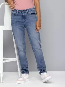 Levis Women 711 Skinny Fit Light Fade Stretchable Jeans