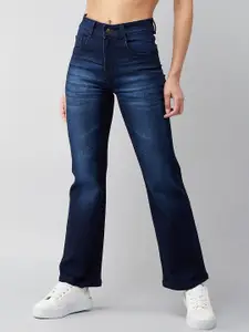 Miss Chase Women Cotton Wide Leg Stretchable Jeans