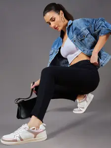 Miss Chase Women Skinny Fit High-Rise Jeans