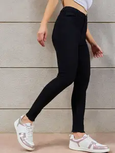 Miss Chase Women Skinny Fit High-Rise Stretchable Jeans