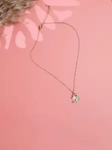 Jewelz Girls Unicorn Shape Pendant with Chain