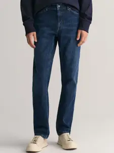 GANT Men Washed Regular Fit Mid-Rise Jeans