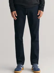 Gant Men Solid Slim Fit Mid-Rise Jeans