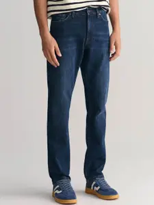 Gant Men Washed Slim Fit Mid-Rise Jeans