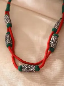 JAYPORE Silver-Plated Minimal Necklace