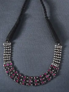 JAYPORE Silver-Plated Necklace