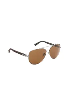 Chopard Men Aviator Sunglasses with Polarised and UV Protected Lens SCHC8962509PSG