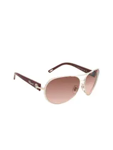 Chopard Women Aviator Sunglasses with UV Protected Lens