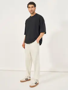 Styli Men Oversized Fit Jogger with Emboss Print