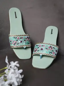 Anouk Women Embellished Open Toe Flats