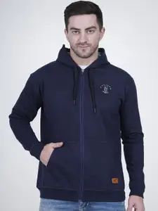 Polo Plus Men Printed Hooded Sweatshirt