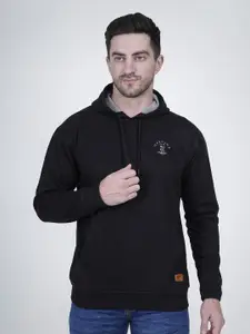 Polo Plus Men Printed Hooded Pullover Sweatshirt
