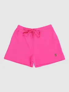 Bodycare Kids Girls Shorts Solid Pack of 1-Fuchsia