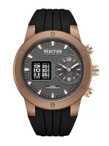 REACTION KENNETH COLE Men Embellished Dial & Straps Analogue Watch KRWGQ0069304