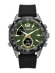 REACTION KENNETH COLE Men Textured Dial & Straps Analogue Watch KRWGP0069004