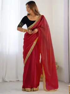 Anouk Sequinned Net Designer Saree