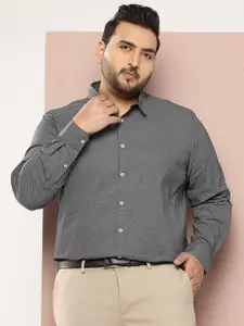 Thomas Scott Plus Size Premium Printed Pure Cotton Formal Shirt