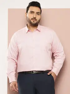 Thomas Scott Men Premium Plus Size Regular Fit Micro Ditsy Printed Formal Shirt