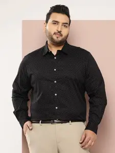 Thomas Scott Plus Size Premium Printed Pure Cotton Formal Shirt