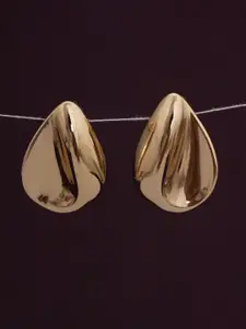 PALMONAS Gold Plated Classic Studs Earrings