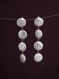 PALMONAS Stainless Steel Gold Plated Classic Hoop Earrings