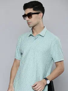 Levis Geometric Printed Polo Collar Slim Fit T-shirt