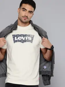 Levis Brand Logo Printed Pure Cotton Slim Fit T-shirt