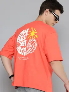 Levis Typography Printed Pure Cotton Loose Fit T-shirt