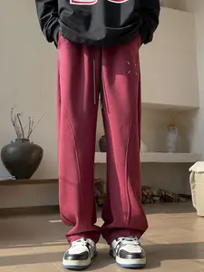 StyleCast Men Loose Fit Piping Design Mid Rise Relaxed Fit Track Pant