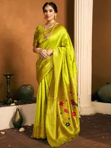 KALINI Woven Design Zari Paithani Saree
