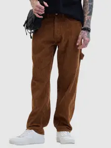 Snitch Men Relaxed Loose Fit Cargo Trouser
