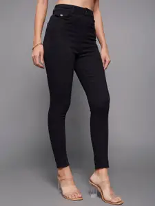 Miss Chase Women Skinny Fit High-Rise Stretchable Jeans