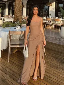 Fashion Gaiia Women Shoulder Straps A-Line Dress