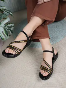 DressBerry Women Open Toe Flats