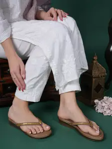 DressBerry Women Printed Open Toe Flats