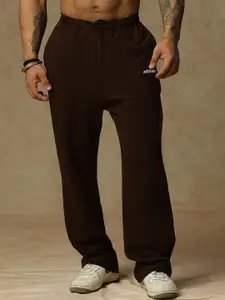 ATHLISIS Men Cotton Relaxed-Fit Track Pants
