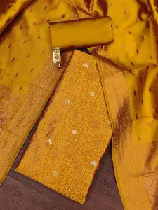 MANVAA Paisley Woven Design Unstitched Dress Material