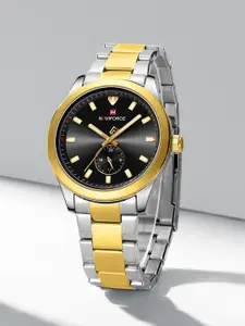 Naviforce Men Dial & Stainless Steel Straps Analogue Chronograph Watch NF9231_S B G