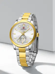 Naviforce Men Dial & Stainless Steel Straps Analogue Chronograph Watch NF9231_S W G