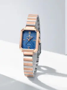 Naviforce Women Dial & Stainless Steel Straps Analogue Watch NF5050_RG BE RG