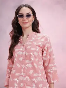 DressBerry Comfort Floral Printed Pure Cotton Casual Shirt