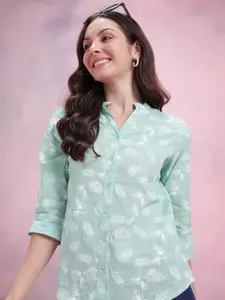 DressBerry Comfort Floral Printed Pure Cotton Casual Shirt