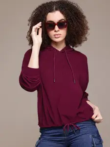 The Roadster Lifestyle Co. Women Hooded Sweatshirt