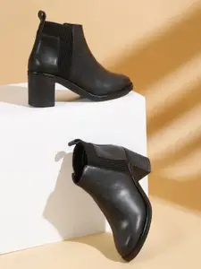 Bruno Manetti Women Block-Heeled Chelsea Boots