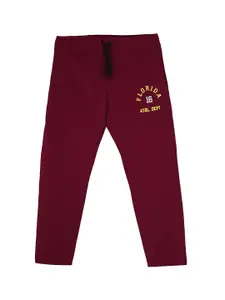 CRAZYPENGUIN ELITE Boys Cotton Typography Printed Regular Fit Track Pants