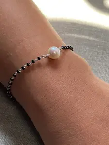 House of Aadyaa 925 sterling Silver Mangalsutra Bracelet