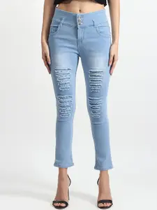 Moda Rapido Women Slim Fit Highly Distressed Jeans