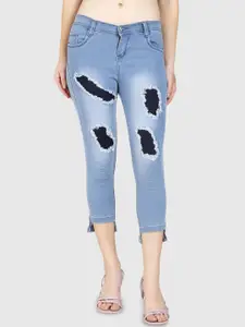 Moda Rapido Women Slim Fit Highly Distressed Jeans