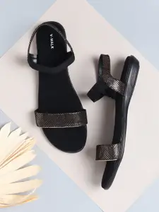 V-WALK Women Printed Open Toe Flats