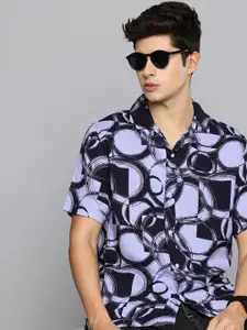 Levis Abstract Printed Drop-Shoulder Sleeves Relaxed Fit Casual Shirt